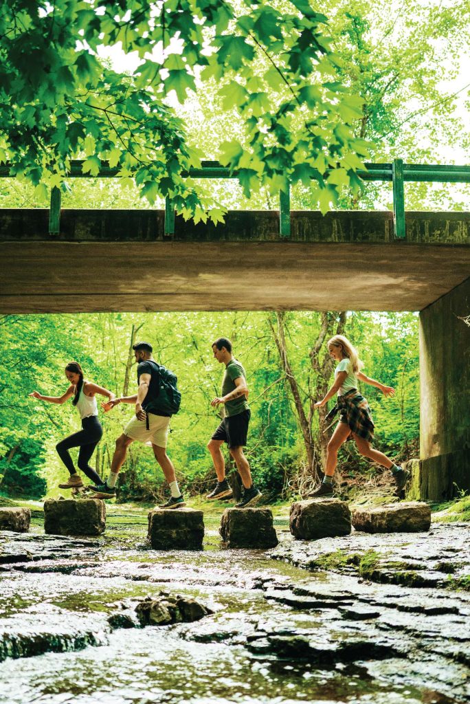 Young people enjoying travel