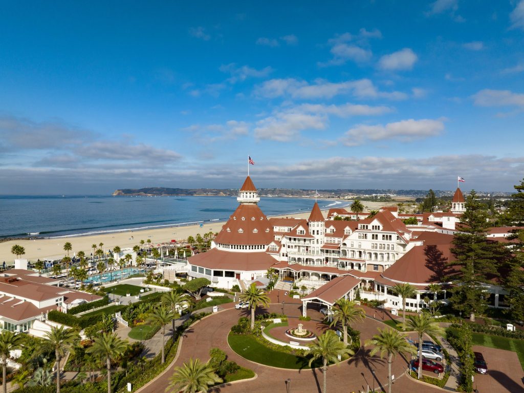 Drone photo of the hotel - Hotel Photography - Shore House at the Del