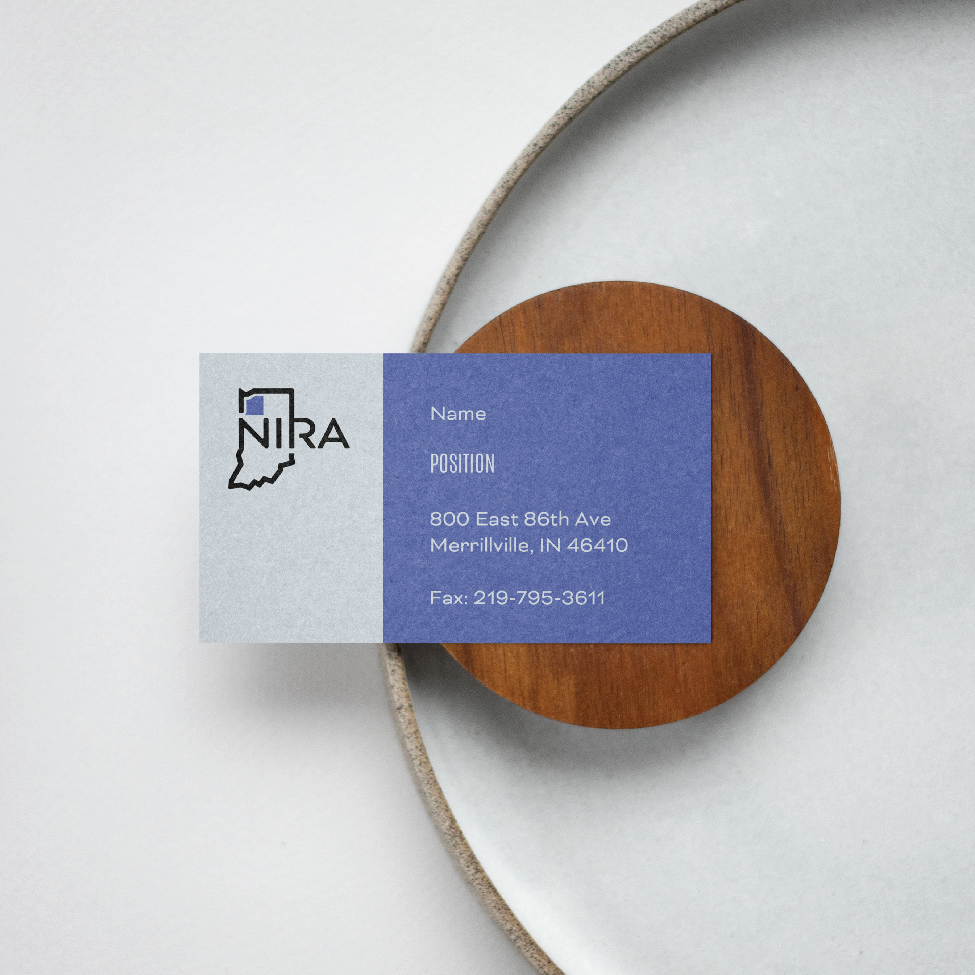 NIRA Northwest Indiana Realtor Association business card