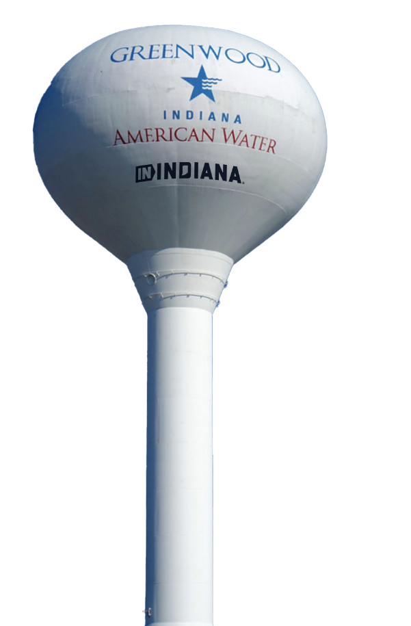 Greenwood Indiana water tower