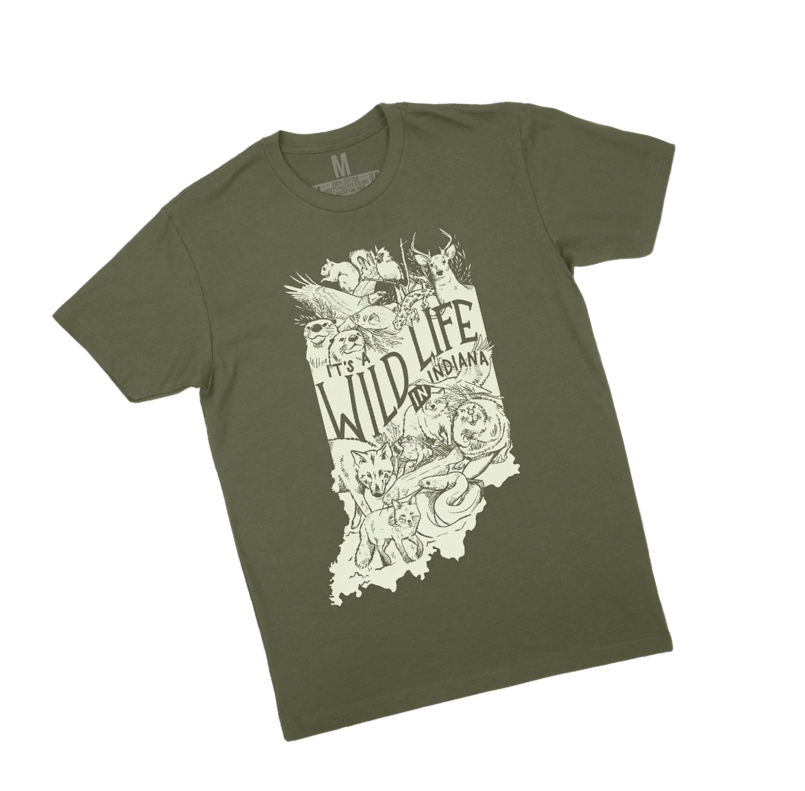 Indiana wildlife t-shirt