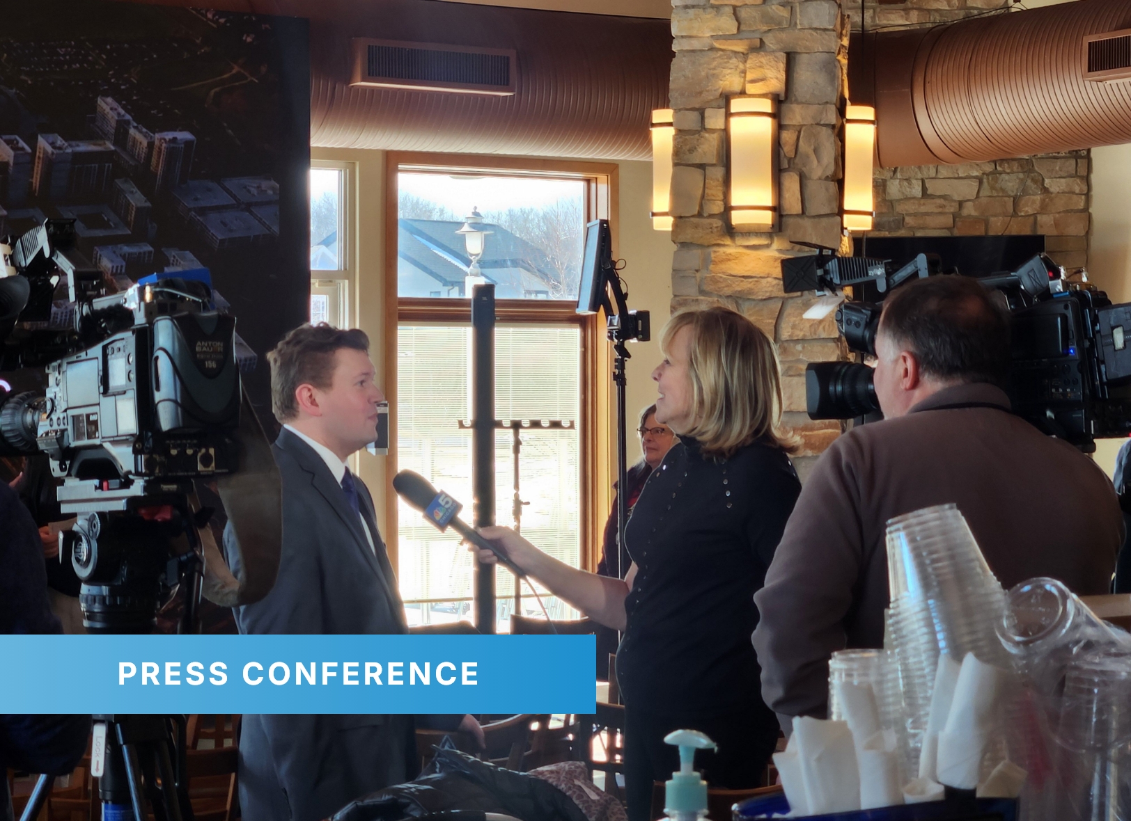 Halas Harbor press conference