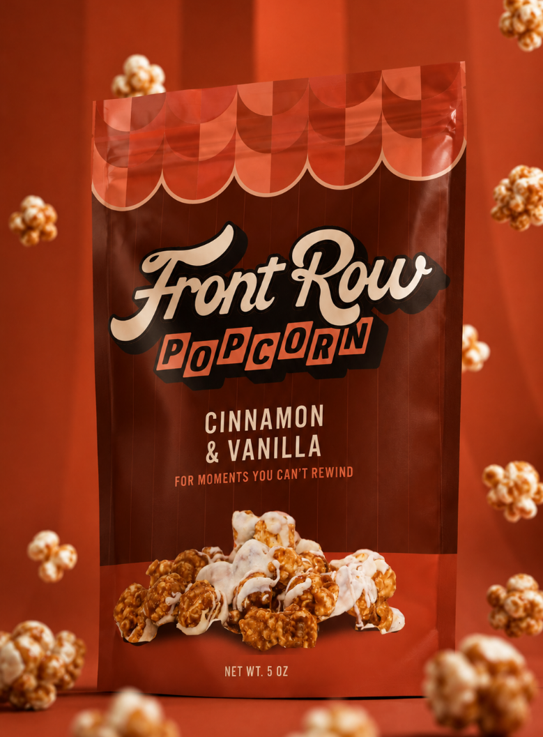 Front Row Popcorn — Cinnamon & Vanilla